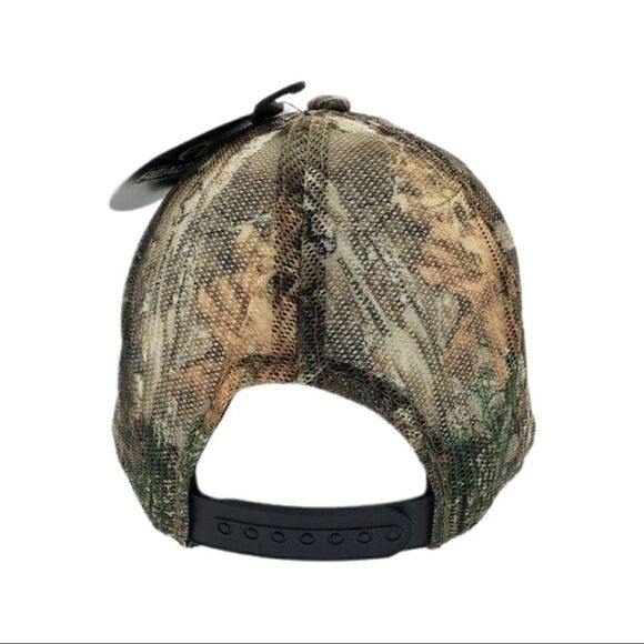 Realtree Logo Camo Mesh Back Hat Adjustable • NWT - Picture 4 of 5